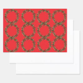 Papper för Julref Red Wrapping | Elegant