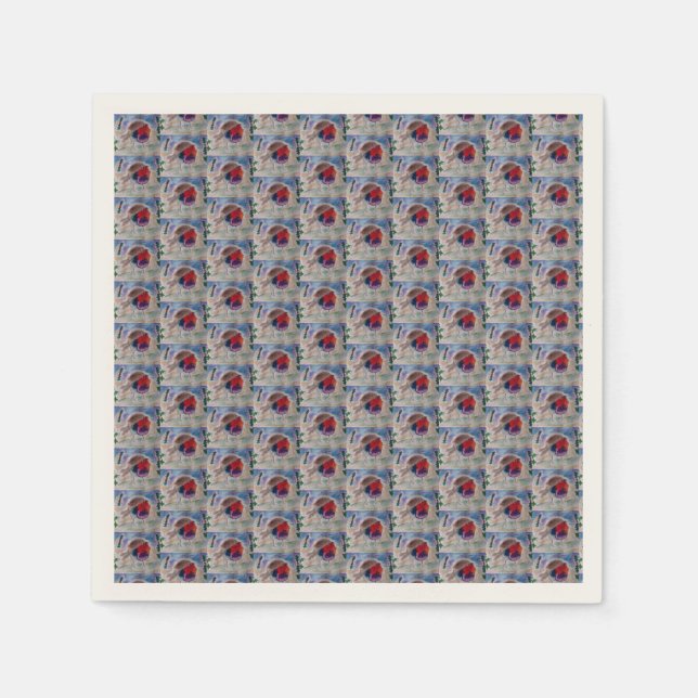 Papper för julRobin Pappersservett (Framsidan)