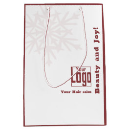 Papper för julsäsongen Burgundy White Hair Salon