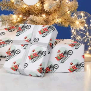 Papper för jultomten av Biker och Tomten Presentpapper
