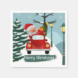 Papper för jultomten pappersservett