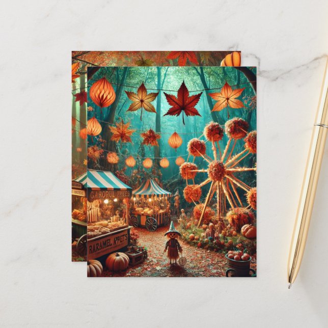 Papper för  källbok för höstskogskarnival (Fram/Back In Situ)