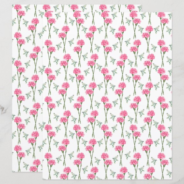 Papper för karnscrapbok (Fram/baksida)