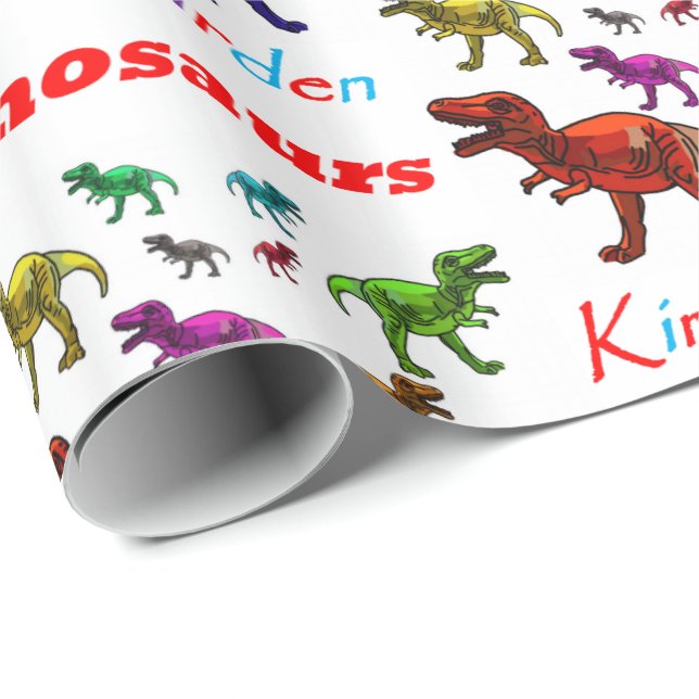 Papper för Kinderyard Wrapping Presentpapper (Rullad Hörn)