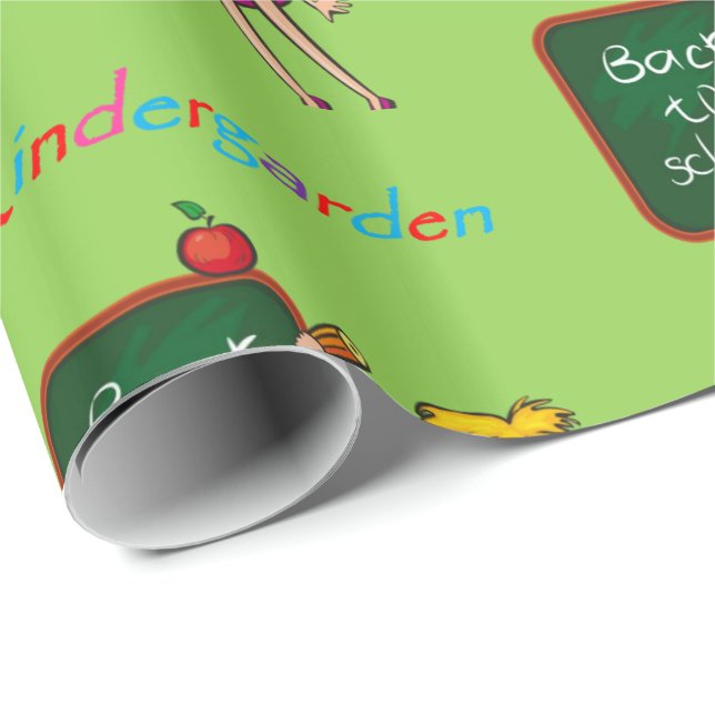 Papper för Kinderyard Wrapping Presentpapper (Rullad Hörn)