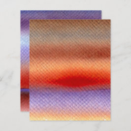 Papper för kraftig automatisk vattenfärgssolnedgån