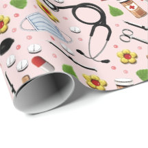 Papper för kreativ Nurse Gift Wrapping