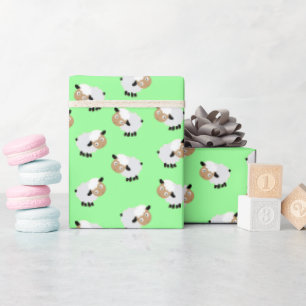 Papper för Lampan och Mint Wrapping Presentpapper