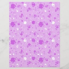 Papper för lila av trådlöst skrapbok