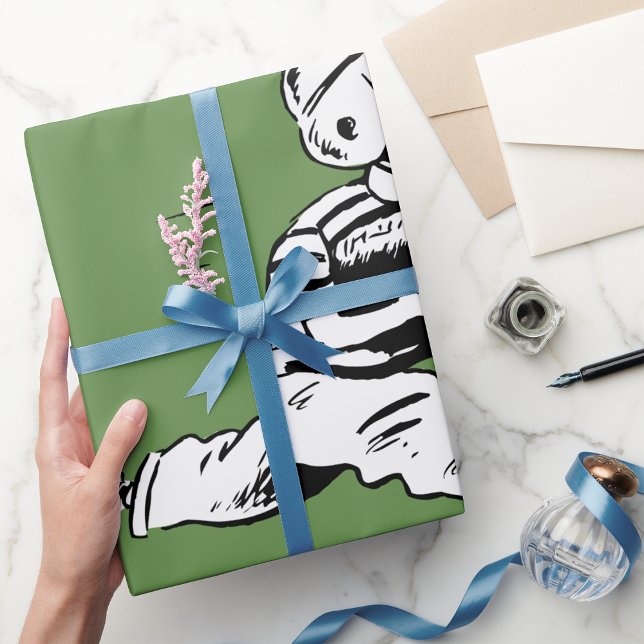 Papper för Lilla Running Back Wrapping Presentpapper (Skapare uppladdad)