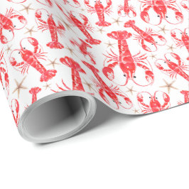 Papper för Lobster Wrapping Presentpapper