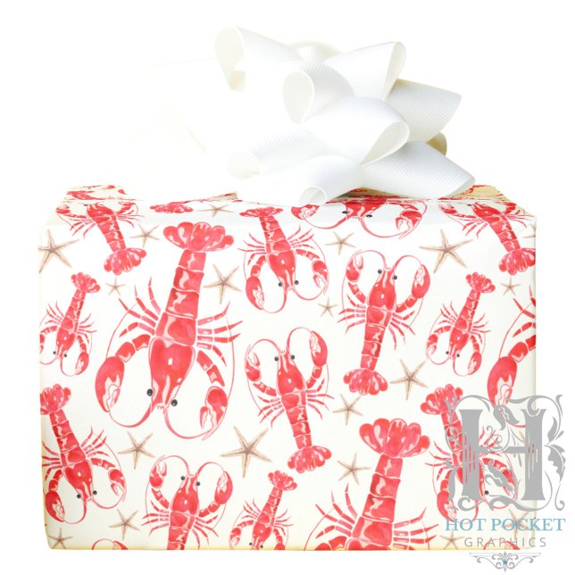 Papper för Lobster Wrapping Presentpapper (Skapare uppladdad)