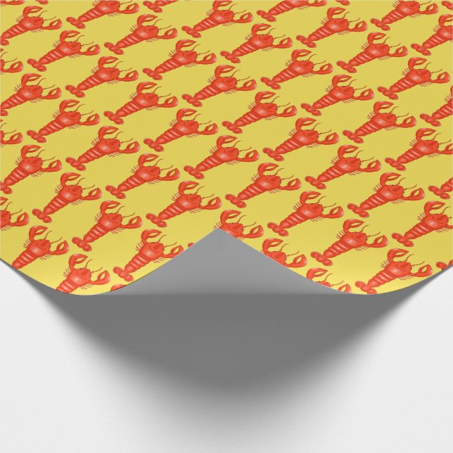 Papper för Lobster Wrapping Presentpapper (Hörn)