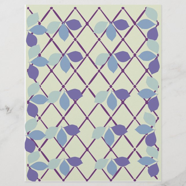 Papper för Löv Design-skrapbok (Framsida)