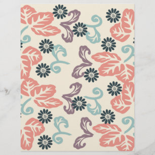 Papper för Löv & Swirl-skrapbok