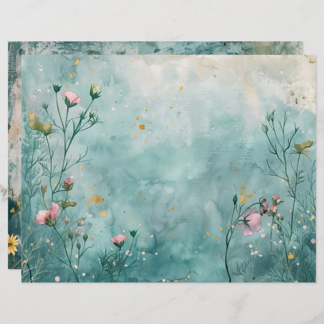 Papper för marint havsabborre (Fram/baksida)