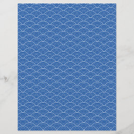Papper för modern svart japansk Wave-skrapbok