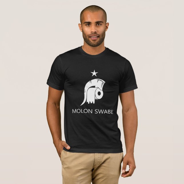 PAPPER för MOLON SWABE Toilet T Shirt (Hel framsida)