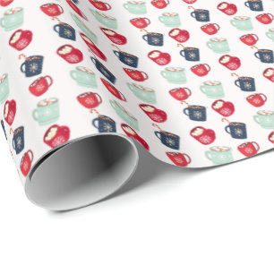 Papper för mysigt Hett Kakaobakaomslutning Mugg Presentpapper
