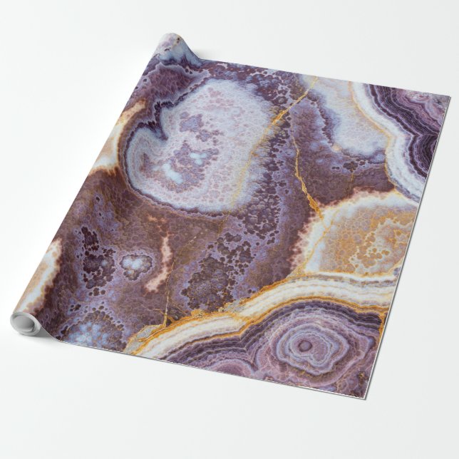 Papper för naturlig stenbrytning presentpapper (Utrullad)