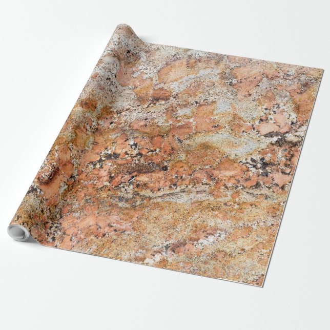 Papper för naturlig stenbrytning presentpapper (Utrullad)