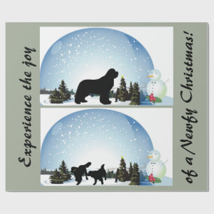 Papper för Newfoundland hundjul Presentpapper