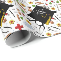 Papper för Nurse Studenten Gift Wrapping
