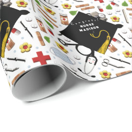 Papper för Nurse Studenten Gift Wrapping Presentpapper