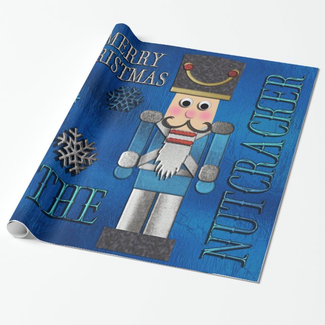 Papper för Nutcracker-julafton Presentpapper (Utrullad)
