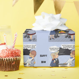 Papper för nyårslösning presentpapper