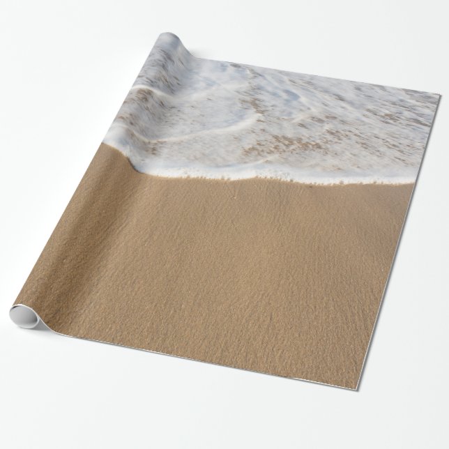 Papper för Oceanen och Beach Wrapping Presentpapper (Utrullad)