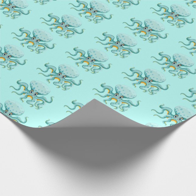 Papper för Octopus Wrapping Presentpapper (Hörn)