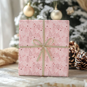 Papper för ombyggnad av Rosa Julgran Presentpapper