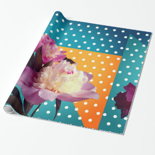 Papper för omformning av elegant med friskt tangen presentpapper