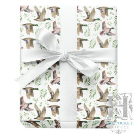 Papper för omslagning av anka presentpapper