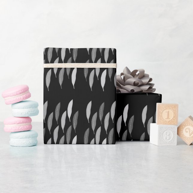 Papper för omslagning av blad presentpapper (Baby Shower)