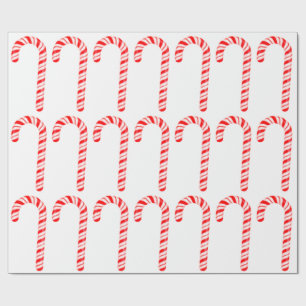 Papper för omslagning av candy cane presentpapper