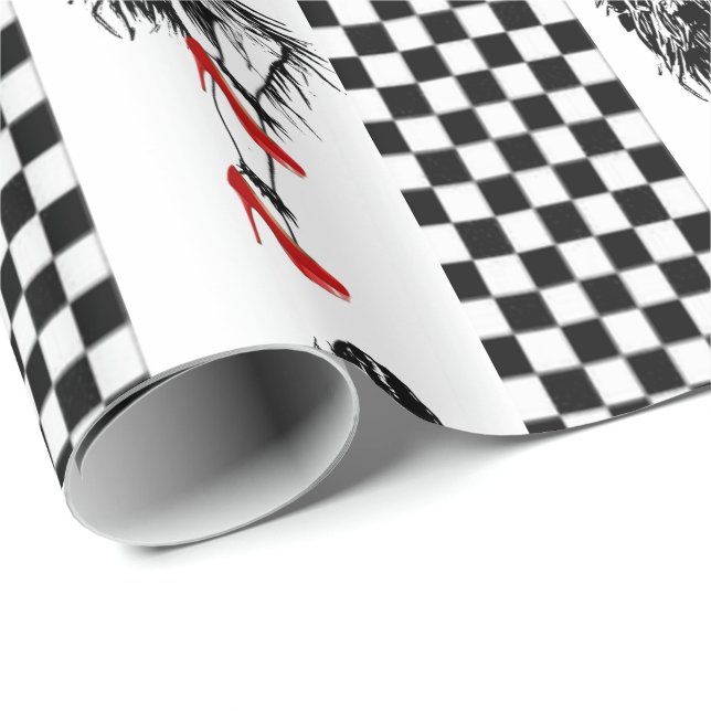 Papper för omslagning av fars dag presentpapper (Rullad Hörn)