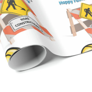 Papper för omslagning av fars dag presentpapper
