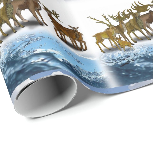 Papper för omslagning av fars dag presentpapper (Rullad Hörn)