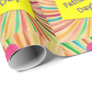 Papper för omslagning av fars dag presentpapper