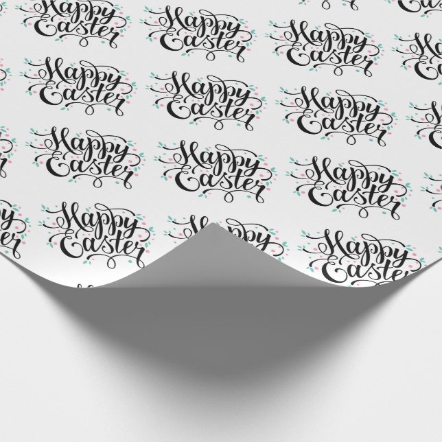 Papper för omslagning av glad påsk presentpapper (Hörn)