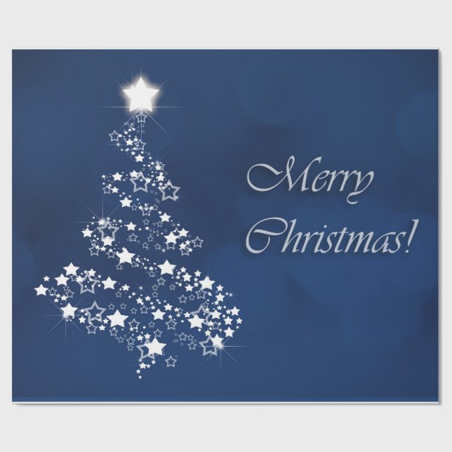 Papper för omslagning av god jul presentpapper (Platt)