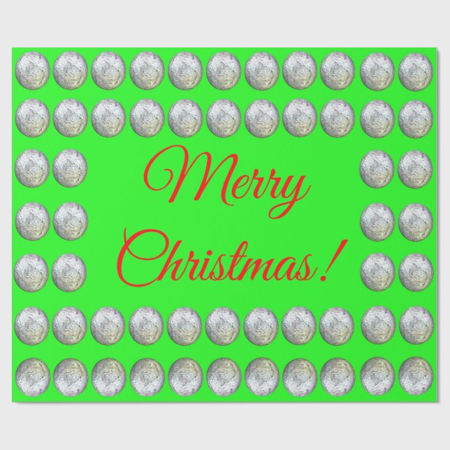 Papper för omslagning av god jul presentpapper (Platt)