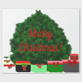 Papper för omslagning av god jul presentpapper