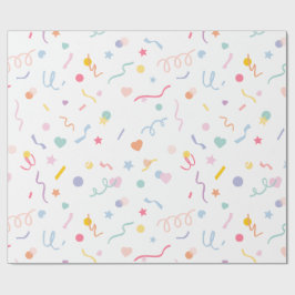 Papper för omslagning av grattis på födelsedagen presentpapper