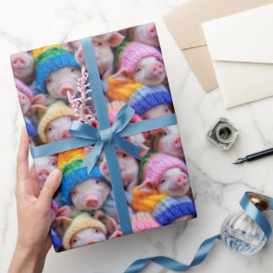 Papper för omslagning av gris presentpapper