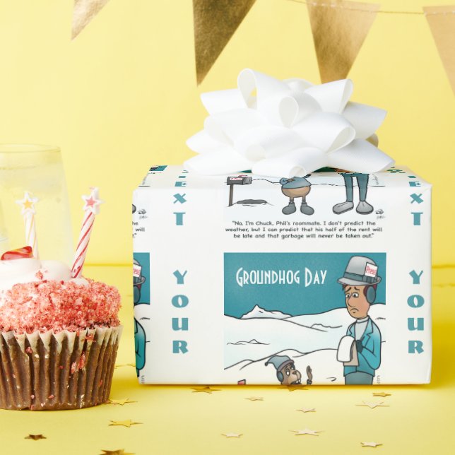 Papper för omslagning av grunddagar presentpapper (Födelsedagsfest)