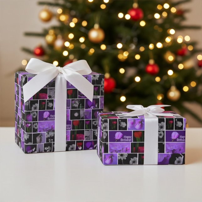 Papper för omslagning av hela Tillfälle-Blommigten Presentpapper (Skapare uppladdad)