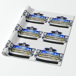 papper för omslagning av hot rod presentpapper